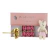 INTERNATIONAL GIFT Golden Rose and Teddy and Beautiful Rose (Golden, 1 Piece) view 1