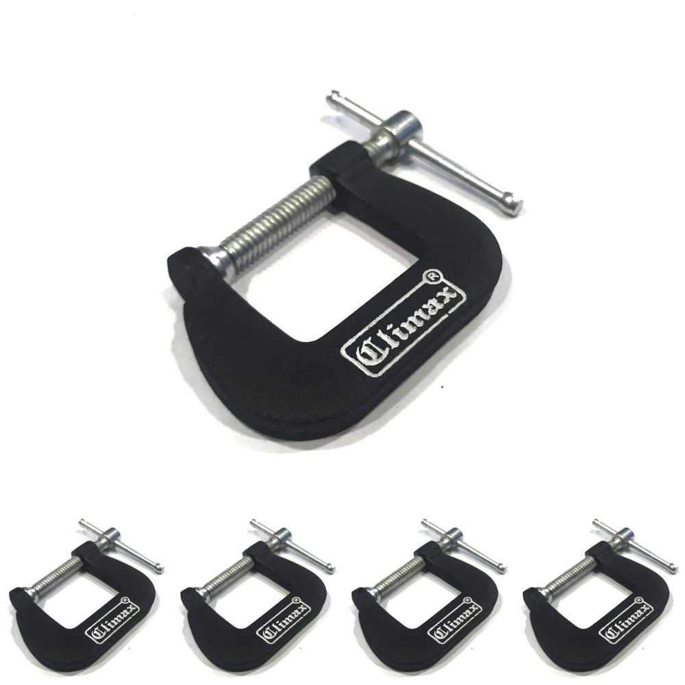 Climax C Clamp 1" inch - Set of 5 Woodworking C Clamps
