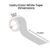 REMEDYWALA Vastu White Color Tape (3 to 4 Inch) (20 Meter) view 3