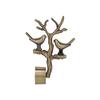 Gracy Antique Brass Curtain Holder Brackets Finials Set (Cb-306 Antique Beige, Large) - Pack Of 2 Pieces(Rod Pocket) view 2
