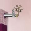 Gracy Antique Brass Curtain Holder Brackets Finials Set (Cb-306 Antique Beige, Large) - Pack Of 2 Pieces(Rod Pocket) view 3