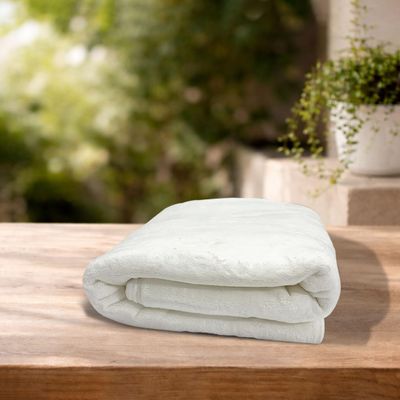 U & U UNIQUE UTILITIES Microfiber Towels for Bath Large Size (400 GSM) | Bath Towel for Men & Women | Soft, Ultra Absorbent & Quick-Dry Towels for Bathing (White) - 70 x 140 cm