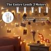 fizzytech 20 LED Normal Clip String Lights Warm White  Decorative Hanging Fairy Lights for Home, Bedroom & Parties (20 Led Normal Clip WW, Pack of 1) view 4