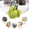 SQUICKLE Kitchen Bathroom Spong, Soap Silicone Hanging Organizer for Faucet Sink with Water Draining Holes(Pack of - 2) (Multicolor) view 3