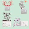 Sticker Hub Beautiful Abstract Designs Switch Board Sticker Size-6cm x 15cm Set of -4 SW221 view 2