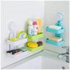 SEASPIRIT Double Layer Soap Box Holder with Suction Cup (Pack of 3) view 1