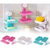 SEASPIRIT Double Layer Soap Box Holder with Suction Cup (Pack of 3) view 2