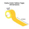Remedywala Vastu Yellow Color Tape (3 to 4 Inch) (20 Meter) view 3