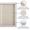EASCAN ART Painting Drawing and Sketch Accessories Cotton Pre-Stretched Primed Painting Canvas (8'' x 8'') - Pack of 4 view 4