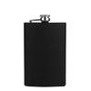 PROTOS INDIA.NET  3Pc Bar Set for Drinks Bar Accessories Box Black Hip Flask 7OZ 210ml with Funnel + Wine Opener Black Matte Finish Hip Flask Bar Tools Portable Bar Set for Gift Home for Men Women view 2