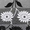 FAIRY HOME Net Stripe 6 Seater Rectangular Table Cover (Black,Cotton, Pack of 1) view 2