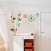 Decoration Wall Stickers| Wall Sticker for Living Room -Bedroom - Office - Kids Room - Hall - Home Dcor| Decoration Diwali Floral Wall Sticker & Decal Vinyl Sticker view 1