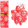 Tedemel Days Off Self Adhesive Flower Ribbon for Wrapping and Decoration Set of 3 (Red) view 1