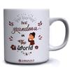 Jhingalala Best Grandma in The World Printed Ceramic Coffee Mug White - 11 Oz Mug Gift for Grandmother (JC10125) view 2