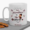 Jhingalala Best Grandma in The World Printed Ceramic Coffee Mug White - 11 Oz Mug Gift for Grandmother (JC10125) view 3