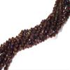 The Design Cart 3 MM Purple Metallic Rondelle Faceted Crystal Beads for Jewellery Making, Beading, Art and Craft Supplies (5 Strings) view 1