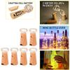 TIED RIBBONS Pack of 6 Wine Bottle Cork Copper Wire String Lights (2 Meter 20 LED in Each) - Lights for Home Decoration view 3