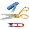Stealodeal Tailoring Sewing Kit, Stainless Steel 8.5'' Scissor with Measuring Inch Tape & Tread Cutter view 1