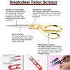 Stealodeal Tailoring Sewing Kit, Stainless Steel 8.5'' Scissor with Measuring Inch Tape & Tread Cutter view 3