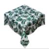 Oasis Home Collection Cotton Big Leaf Printed 6 Seater Table Cloth (60 X 70 In, Green) view 2