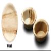 Crazy Sutra Eco-Friendly Disposable - Combo of Round Areca Palm Leaf Plates-10 Inch (12pc) & Palm Leaf Bowl 4-inch (12pc) for Parties, Birthdays,Travel Great for Parties, Bbqs,Picnics and Events view 1