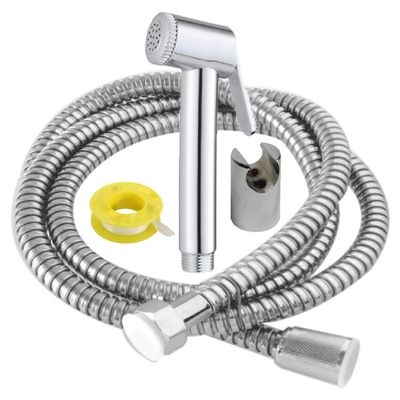 Mawson FJC1602705 Health Faucet ABS with Rubbit Cleaning System, 1.5 Meter Long Stainless Steel Flexible Tube and ABS Wall Hook (Multicolor)