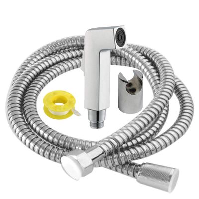 Mawson FHHC160275 Health Faucet ABS with Rubbit Cleaning System, 1.5 Meter Long Stainless Steel Flexible Tube and ABS Wall Hook (Multicolor)