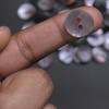 Embroiderymaterial Four Hole Round Mother of Pearl Buttons for Embelishment, Sewing and Crafting (72 Pieces, Greyish Purple) (15 MM) view 2