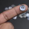Embroiderymaterial Double Hole Round Mother of Pearl Buttons for Embelishment, Sewing and Crafting (72 Pieces, Grey) (11MM) view 2