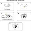 HOMECRUST Microfiber Cushion Fillers Pillow (White, 12 x 12 inch/30 x 30 cm) - Pack of 3 view 3