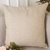 Khooti Jute Cushion Cover | 26x26 Inch, Light Linen | Throw Pillow Cover for Couches, Chairs, Sofas, Beds, Coffee Tables, Living Rooms, Bedrooms, Modern Boho Design view 1