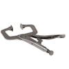 Futurekart Locking C-Type Clamp Portable Tool Vise Grip 11-Inch Heavy Duty C-Clamps with Swivel Pads -Silvery view 1