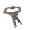 Futurekart Locking C-Type Clamp Portable Tool Vise Grip 11-Inch Heavy Duty C-Clamps with Swivel Pads -Silvery view 4