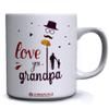 Jhingalala Love You Grandpa Printed Ceramic Coffee Mug White - 11 Oz Mug Gift for Grandfather (JC10023) view 2