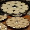 Dharam Paul Traders Stainless Steel Mini Idli Maker Stand | Podi idli Steamer with 4 Plates and 48 Cavities.12 Cavities in 1 Plate. view 2