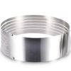 Expresso Cake Slicer, Homeself Adjustable 9.5"-12" Stainless Steel Cake Ring Cutter, Layer Cake Slicer Kit Mousse Slicing Cake (8 NCH) view 4