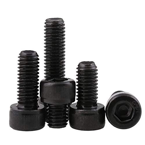 Immech - M6x 6mm Socket Head Cap Screws, Allen Socket Drive, Fully Thread, Bright Finish, Machine Thread, Quantity - 75 Pcs