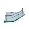 Klaxon Premium Diamond Glass Shelf for Bathroom/Kitchen Shelf/Bathroom Accessories (9 * 9 Inches, Transparent - Pack of 2 view 4