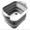 VDHJA Multi Eco-Friendly Anti Slip Plastic Flexible Kitchen PP Foldable Cutting Board with Collapsible Colander view 1