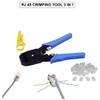 JIGYAS RJ45 3 in 1 Modular Cable Crimping Tool for RJ45 RJ12 RJ11 UTP CAT5 LAN Cutter view 3