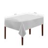 Oasis Home Collection Cotton YD Table Cloth - Z Black Stripe - 8 Seater view 2