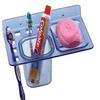 A to Z Soap Dish with Brush Paste Holder Square Unbreakable 3 in 1 for Bathroom/Washbasing view 1