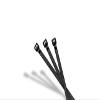 Immech - 8 Inch (200 L x 3.6W) Cable Ties UV resistant Nylon Zip Wire Organizer Self Locking Tie Black - 400 PCS view 2