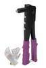 Digital Craft 10.5" Light-Weight Hand Riveter Manual Blind Rivet Gun for Workshop, Toolbox, Home Crafts, Hobbyists & Modelers with Safety Hand Gloves view 1