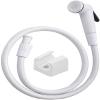 A to Z PVC Polished Health Faucet Set with PVC Flexible Tube Wall Hook (Ivory, 1mtr) view 1