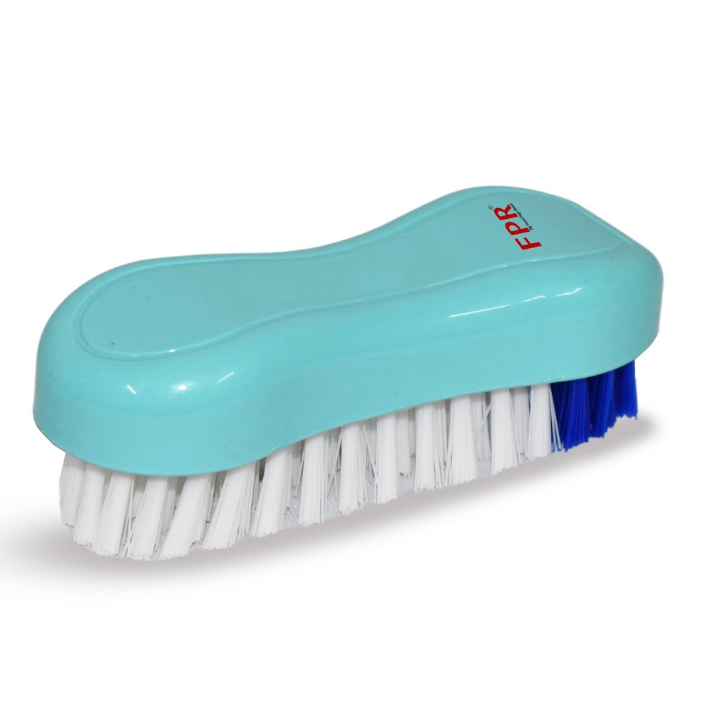 FPR Cloth Brush with Soft Bristles Plastic Cloth Brush Heavy Duty (1 Pc, White)