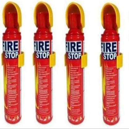 VOILA Aluminium 500 ml Fire Extinguisher Spray with Stand Pack of 4