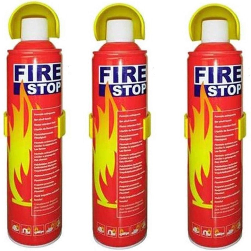 Cranzo Car and Home and Shop Fire Extinguisher Stop Fire (Pack of 3 Pcs)