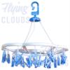 River Plast Plastic Round Cloth Drying Stand Hanger with 24 Clips/pegs, Baby Clothes Hanger Stand, (Set of 1) view 2