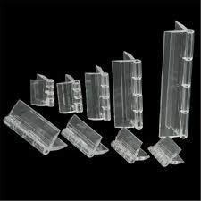 E Innovative Clear Acrylic Plastic Folding Door Piano Plexiglass Hinges Width 41 x Height 65 mm (2)